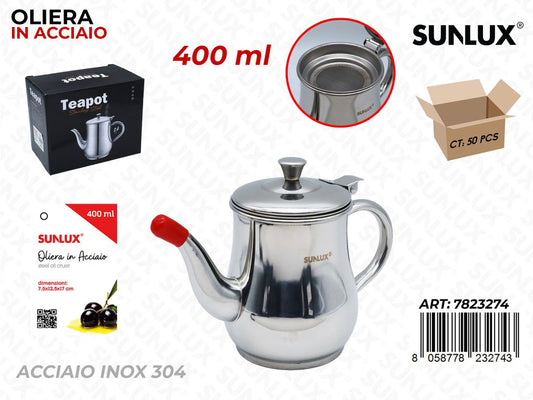 Sunlux Oliera Acciaio 304 400ML