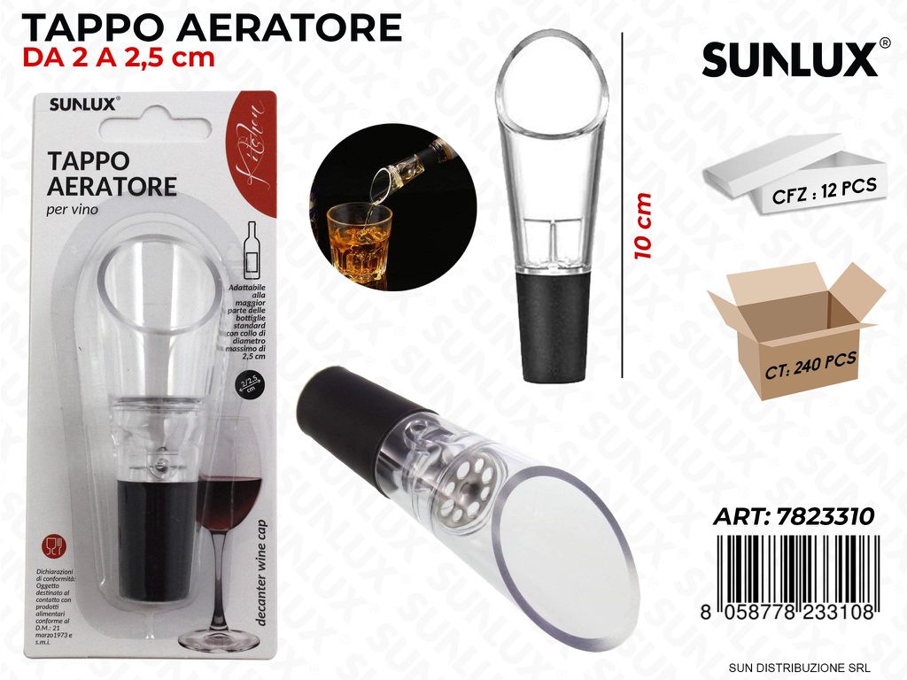 Tappo Aeratore per Vino 10CM