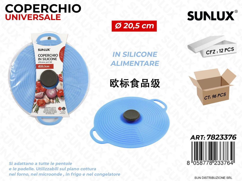 Coperchio Univ. in Silicone D.20.5CM
