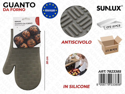 Guanto da Forno in Silicone 28CM