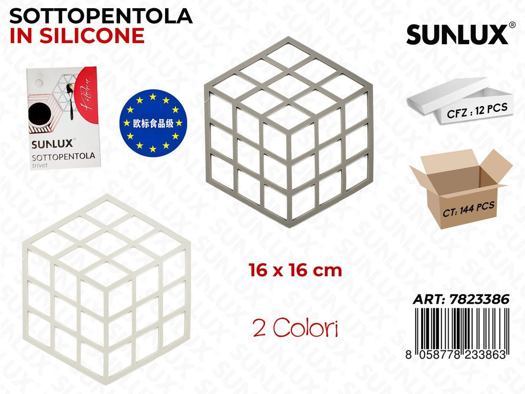 Sottopentola in Silicone 2COL. 16*16CM