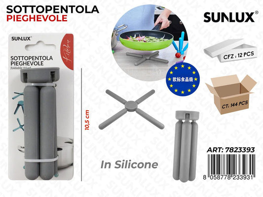 Sottopentola Pieghevole in Silicone 10.5CM