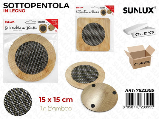 Sottopentola in Bamboo 15*15CM