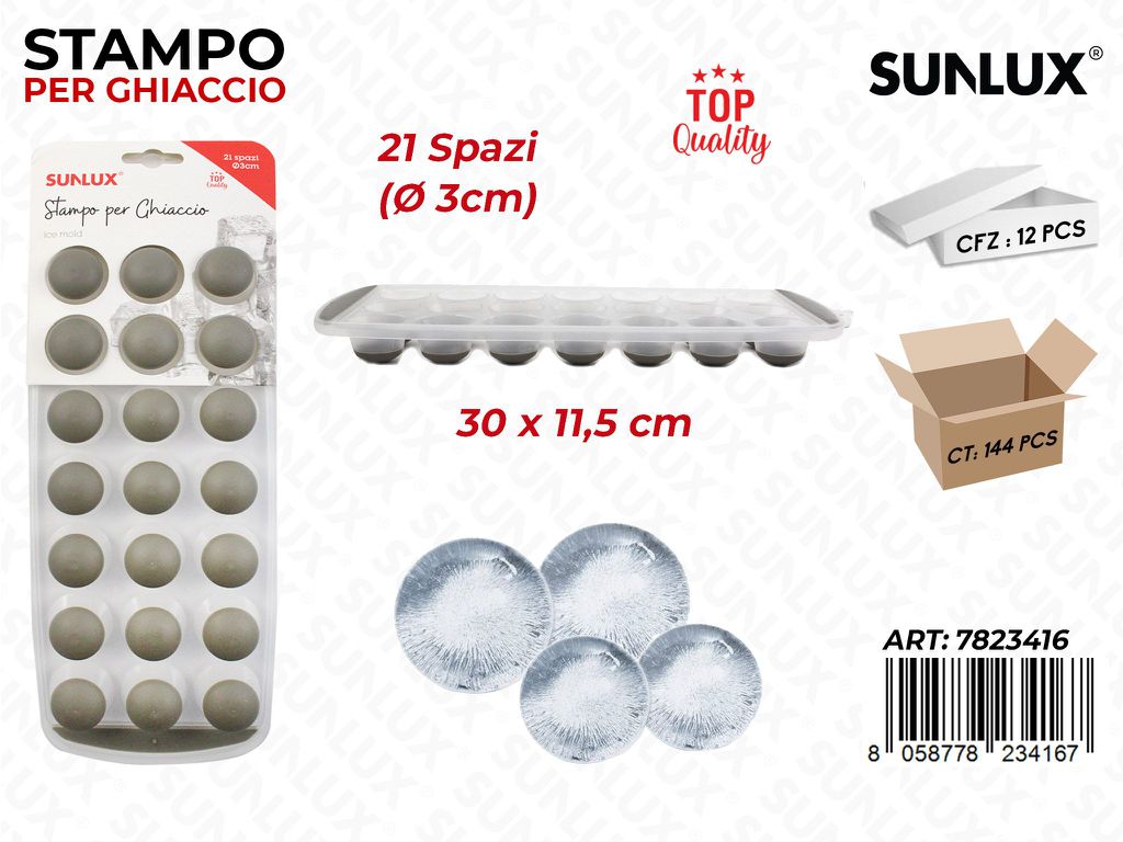 Stampo per Ghiaccio 30*11.5CM 21SPAZI