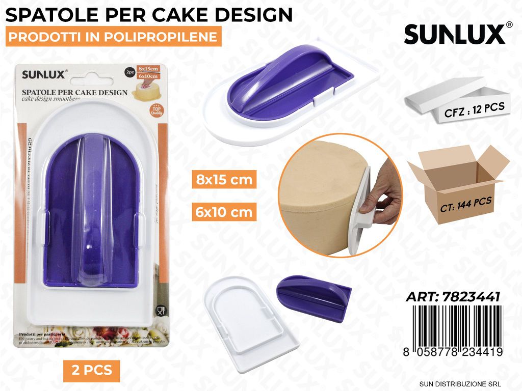 Spatole per Cake Design 2PCS 6*10/8*15CM