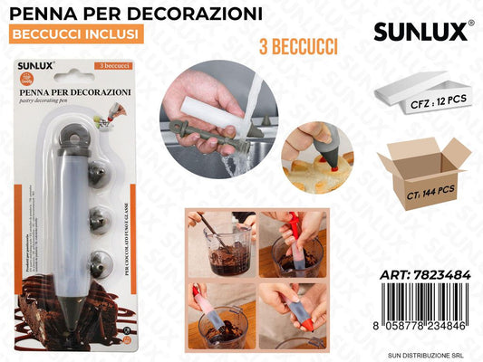 Penna per Dec. c/ 3 Beccucci