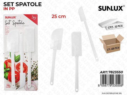 Set Spatole in Pp 3PCS Ass. 25CM