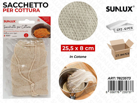 Sacchetto per Cottura Cotone 2KG 30*8CM