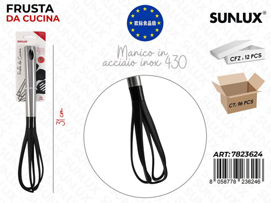 Frusta da Cucina Manico Inox 430 31CM