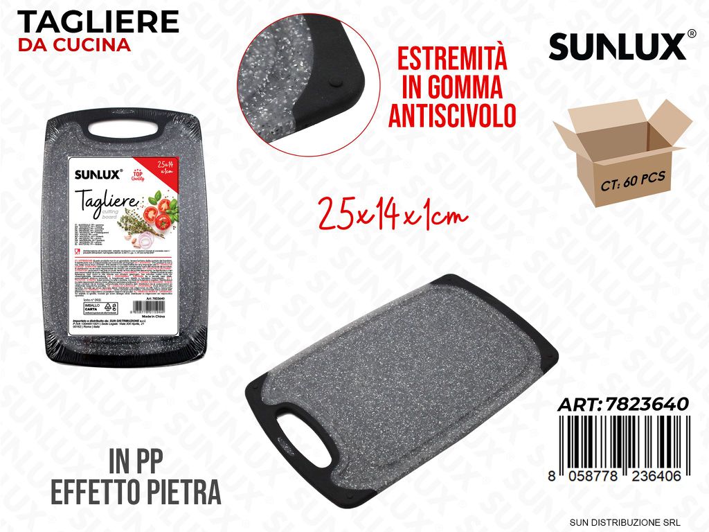Tagliere da Cucina in Pp 25*14*1CM
