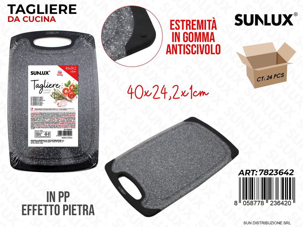 Tagliere da Cucina in Pp 40*24.2*1CM