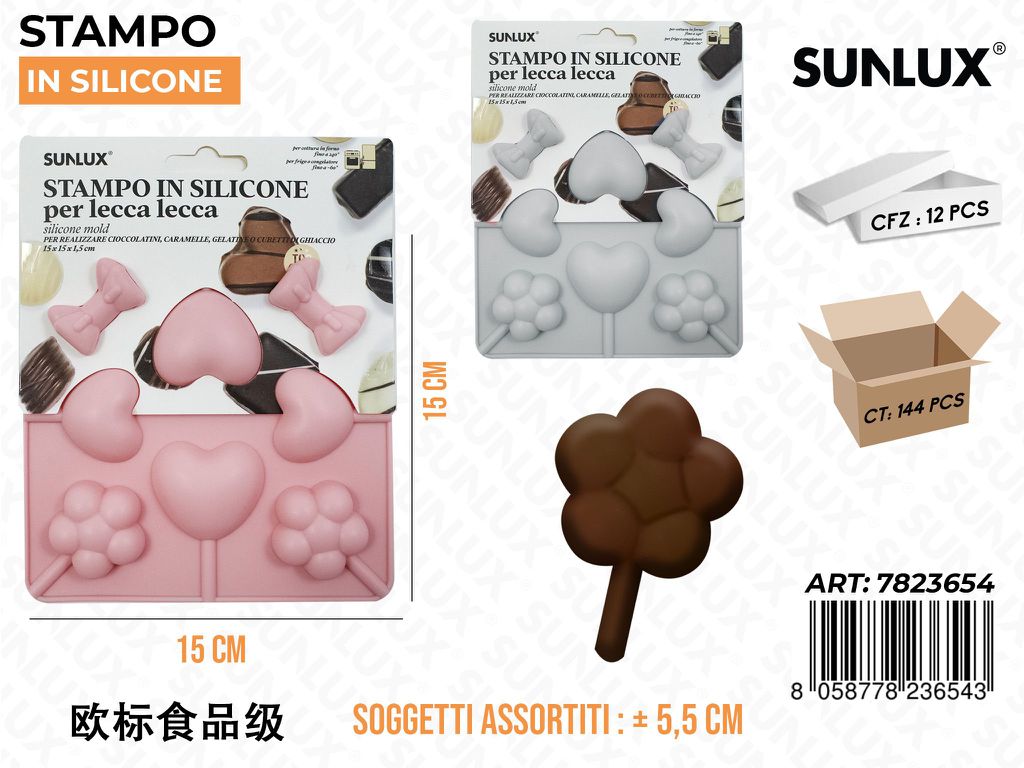 Stampi in Silicone per Leccalecca 15*15CM