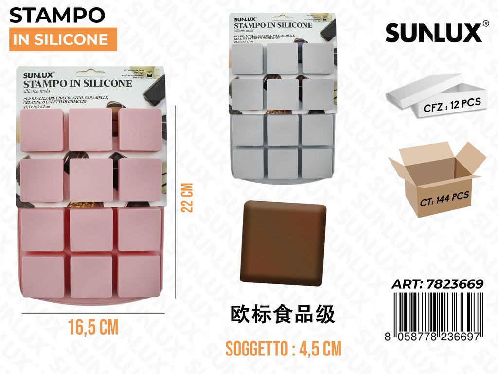 Stampi in Silicone Quadrato 16.5*22CM