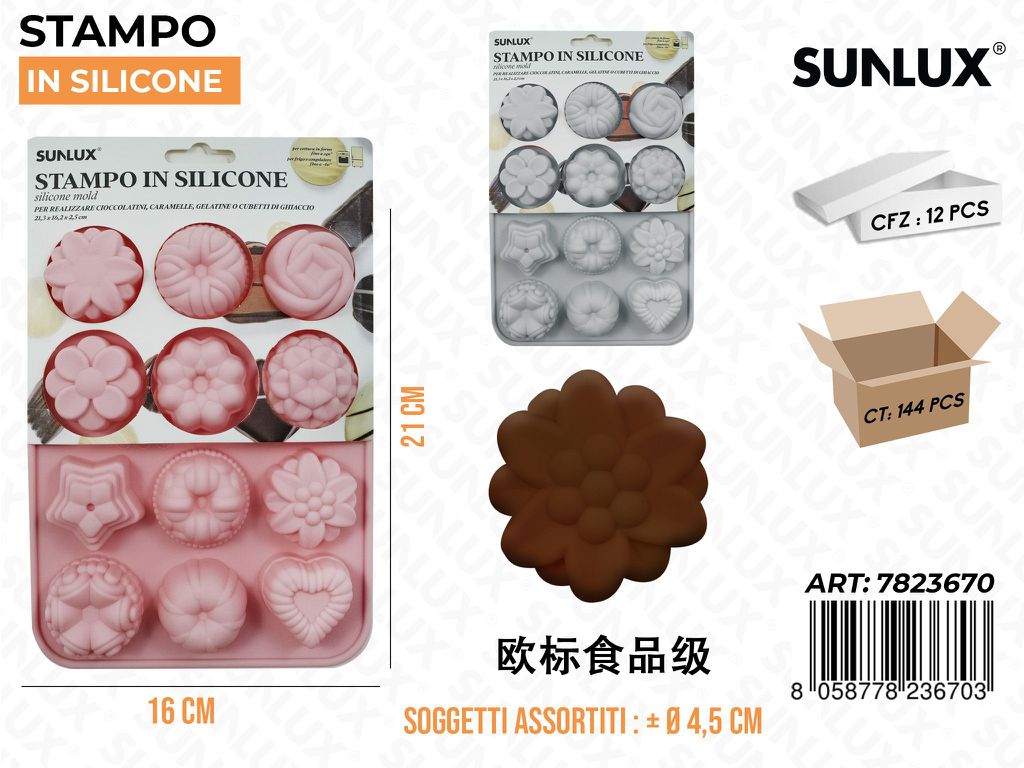 Stampi in Silicone Forme Ass. 16*21CM