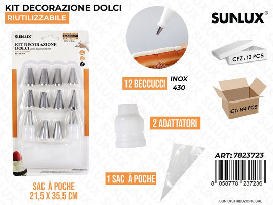 Kit Dec. Dolci 12BEC. Acc. 430 1SAC a Poche