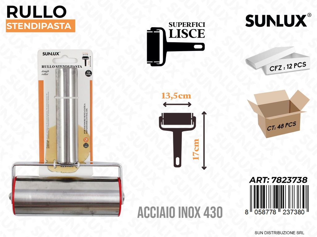 Rullo Stendipasta Acciaio 430 17*13.5CM
