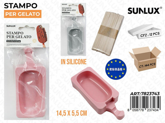 Stampo per Gelato in Silicone 14.5*5.5CM