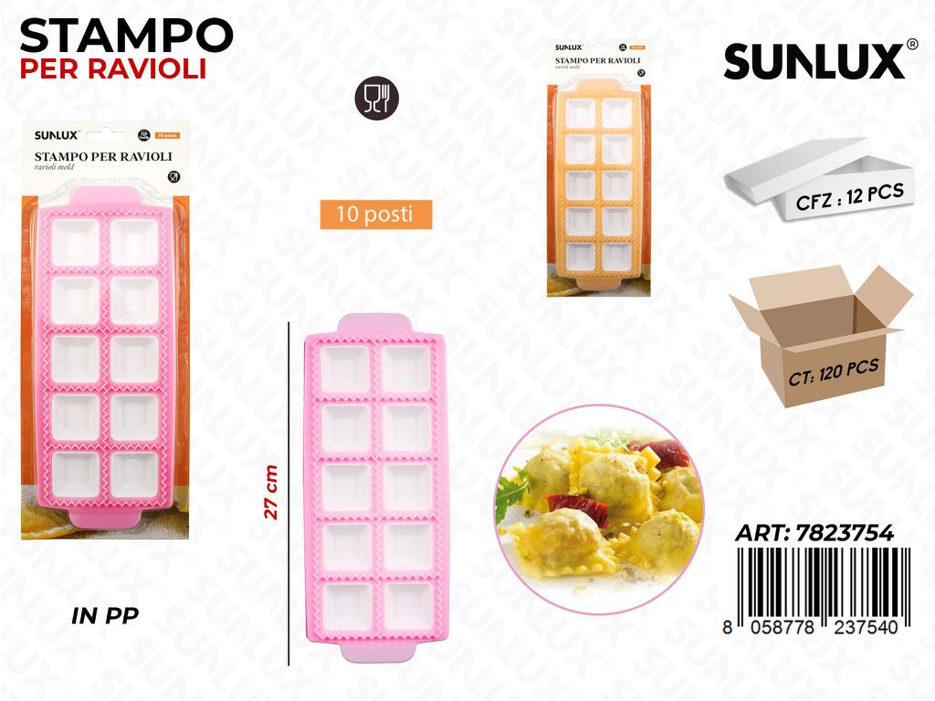 Stampo per Ravioli in Pp 10POSTI 27CM