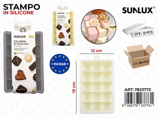Stampo in Silicone 15 Spazi 12*19CM
