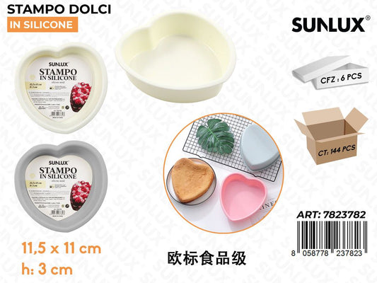Sunlux Stampo Dolci in Silicone 11.5*11*3CM