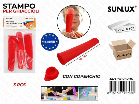 Stampo per Ghiacciolo 3 Pcs 15CM