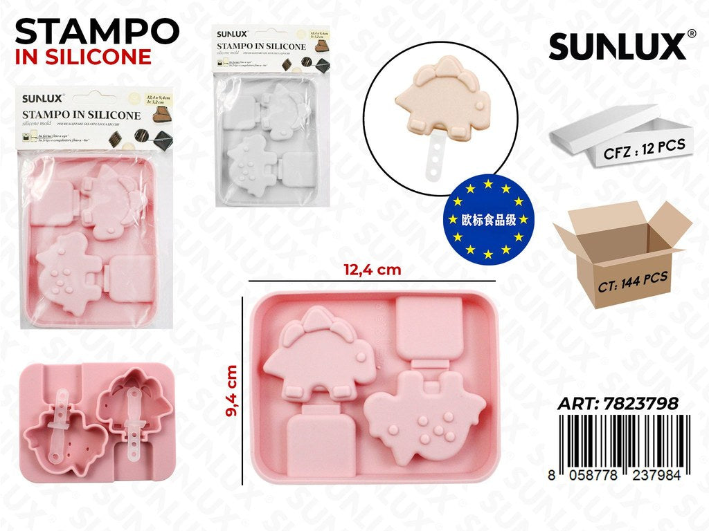 Stampo per Gelato Silicone 12.4*9.4CM