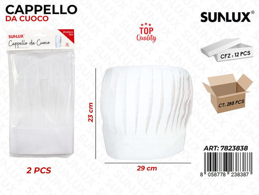 Cappello da Cuoco 2PCS 29*23CM