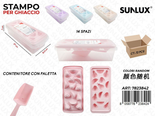 Sunlux Stampo per Ghiaccio 14SCOMP. 12.5*27*7CM