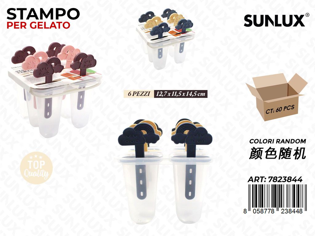 Sunlux Stampo per Gelato 6SCOMP. 12.7*11.5*14.5CM