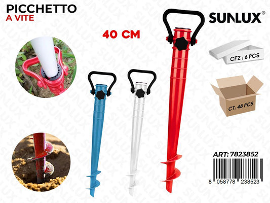 Sunlux Picchetto a Vite Col. Sdd. 40CM