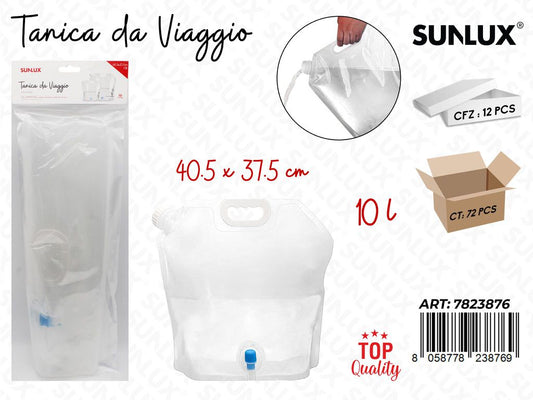 Sunlux Tanica da Viaggio 10LT 40.5*37.5CM