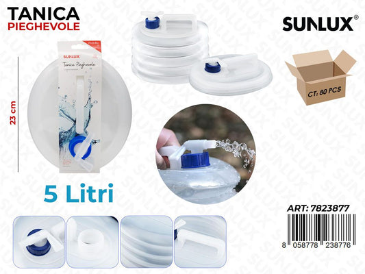 Sunlux Tanica Pieghevole 5LT 23CM