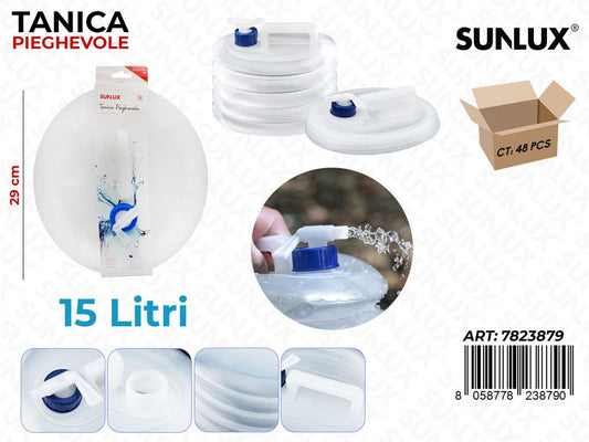 Sunlux Tanica Pieghevole 15LT 29CM