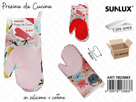 Sunlux Presine da Cucina Silic.-cot. Ass. 29.5CM