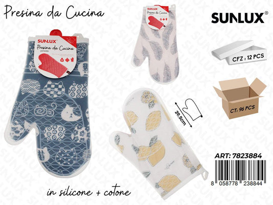 Sunlux Presine da Cucina Silic.-cot. Ass. 29.5CM