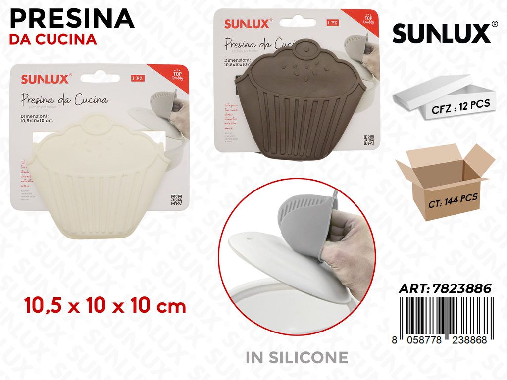 Sunlux Presine da Cucina Silicone 10.5*10*10CM