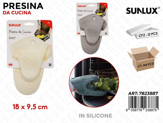 Sunlux Presine da Cucina Silicone 18*9.5CM