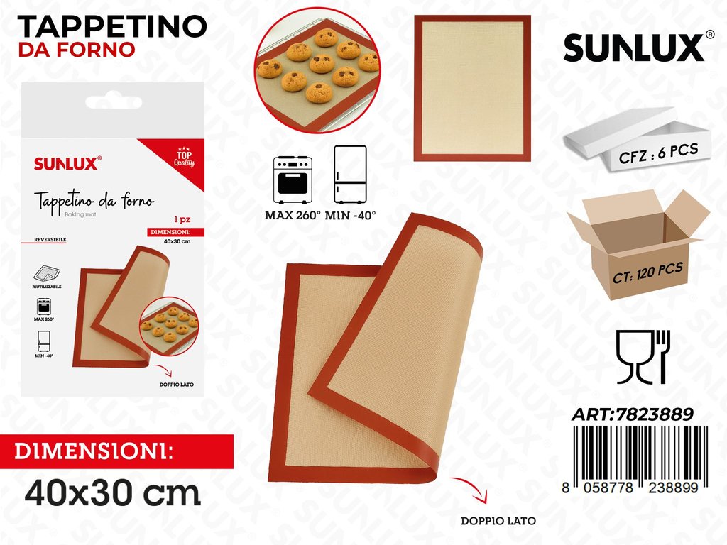 Sunlux Tappetino Forno Dlato 40*30CM