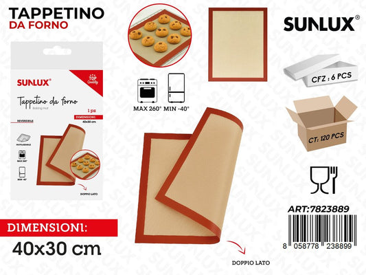 Sunlux Tappetino Forno Dlato 40*30CM