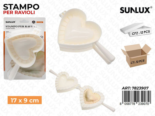 Sunlux Stampo per Ravioli 17*9CM / Pz da 12