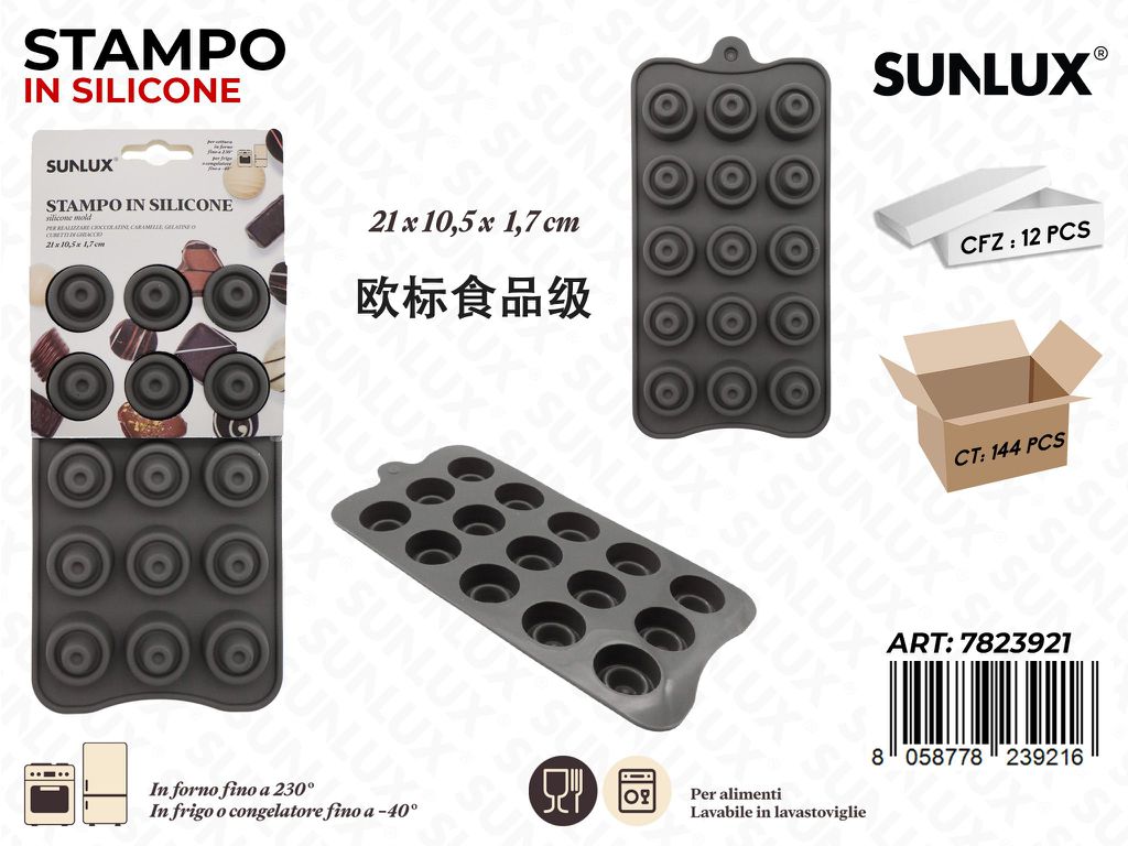 STAMPO IN SILICONE 21*10.5*1.7CM /PZ DA 12**