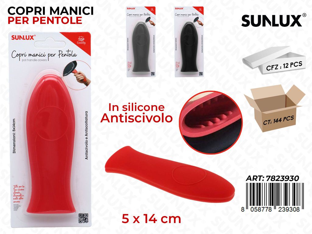 Sunlux Copri Manici per Pentola Silicone 5*14CM