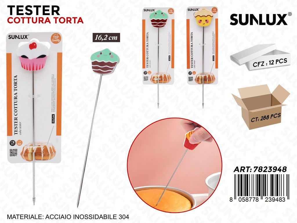 Sunlux Tester Cottura Torta Acc. 304 16.2CM Ass.