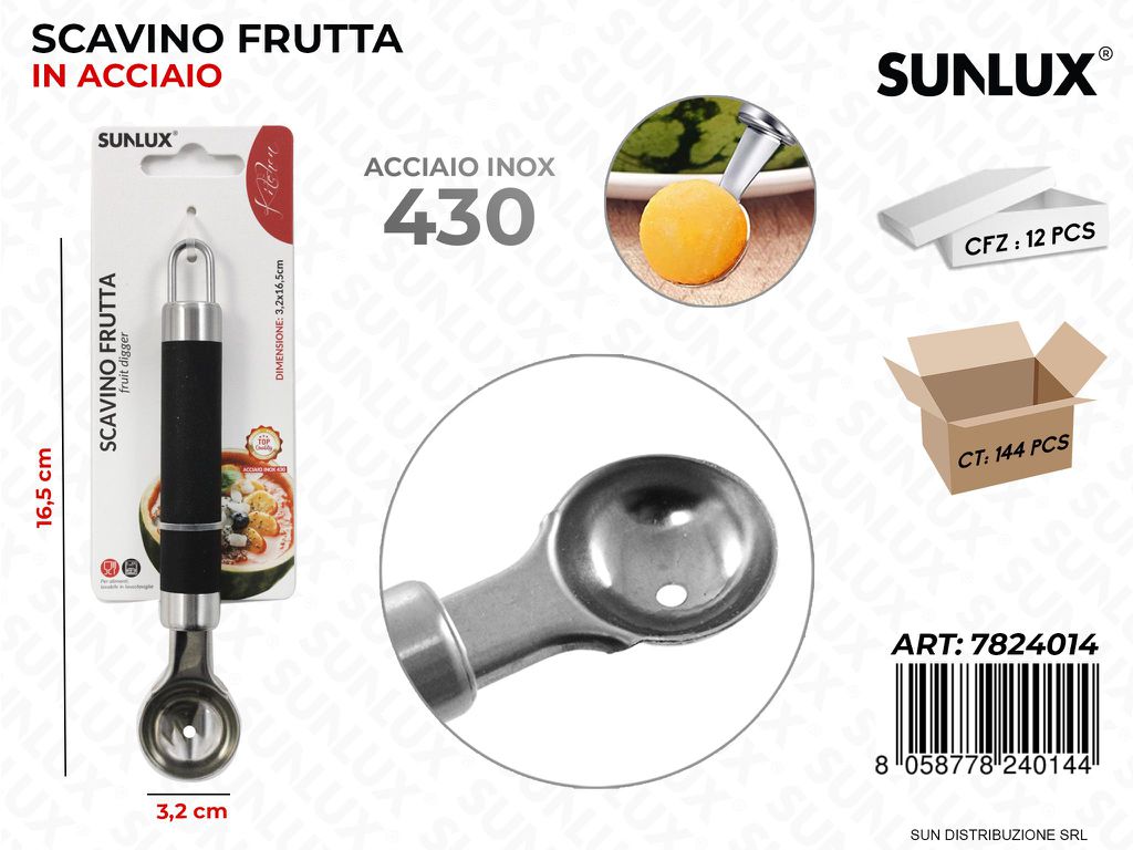 Scavino Frutta in Acciaio 430 3.2*16.5CM