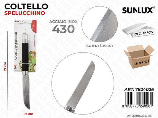 Coltello Spelucchino Acciaio 430 1.7*21CM