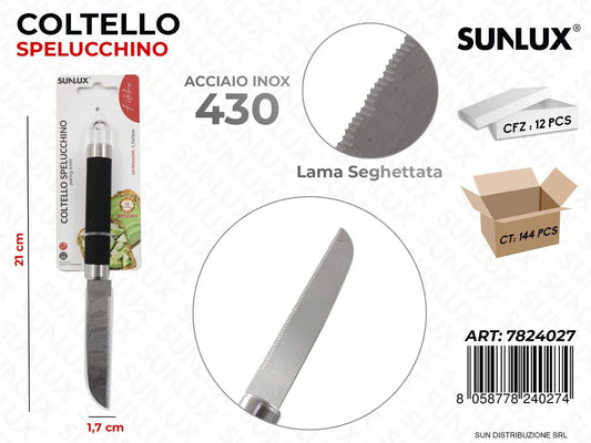 Coltello Spelucchino Acciaio 430 1.7*21CM