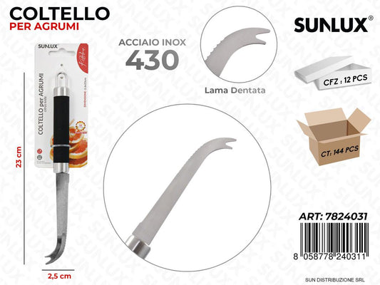 Coltello per Agrumi in Acciaio 430 2.5*23CM
