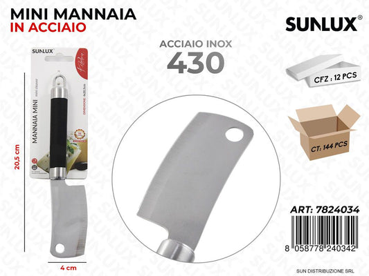 Mannaia Mini in Acciaio 430 4*20.5