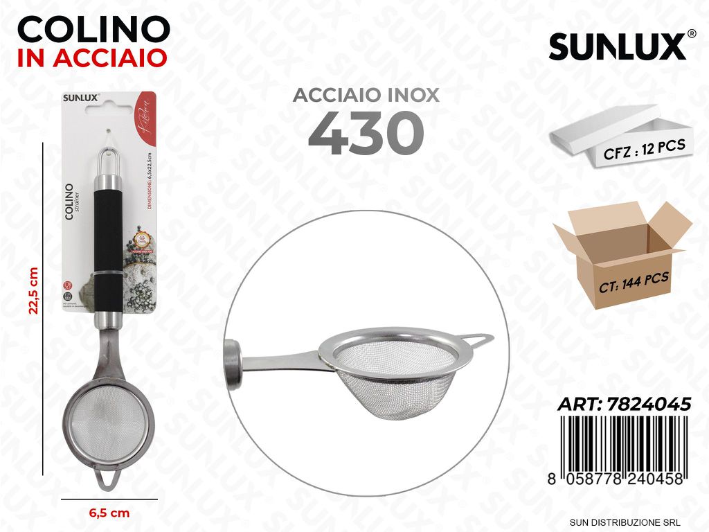 Colino in Acciaio 430 6.5*22.5CM
