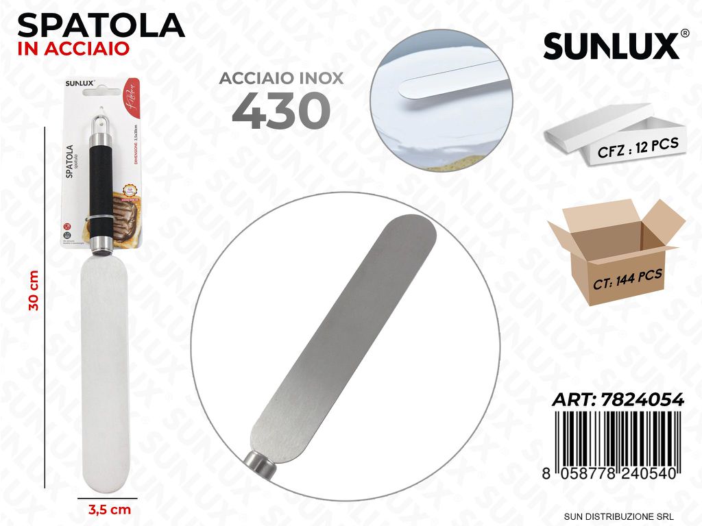 Spatola in Acciaio 430 3.5*30CM